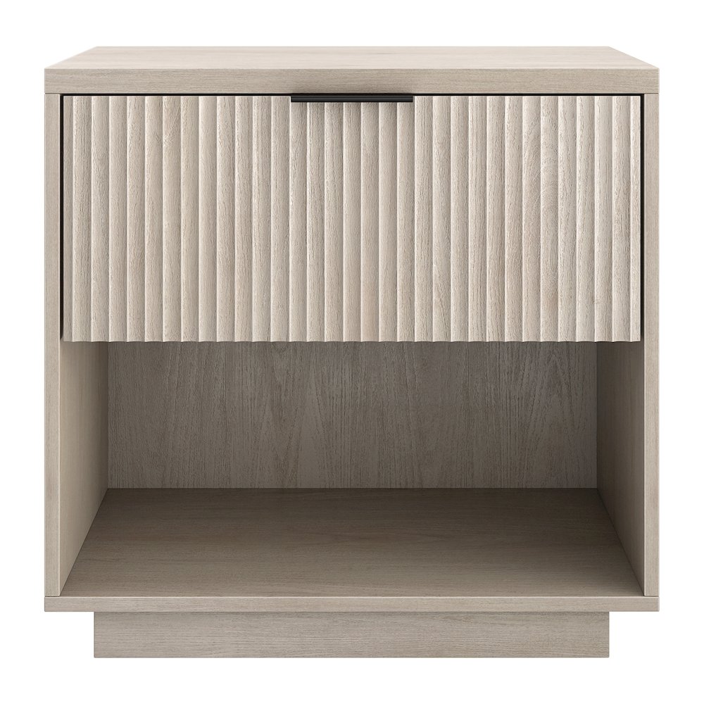 Karten 24" Wide Rectangular Nightstand in Alder White
