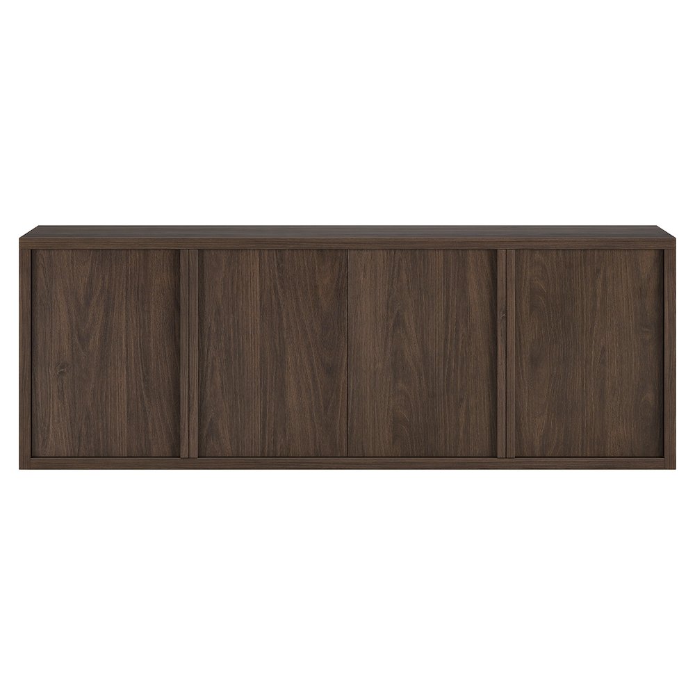 Savin Rectangular TV Stand for TV's up to 75" in Alder Brown