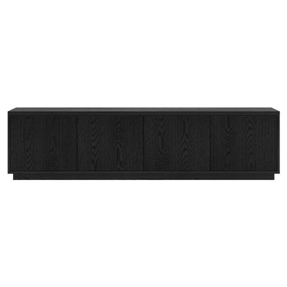 Hanson Rectangular TV Stand for TV's up to 85" in Black Grain