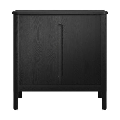 Henn&Hart 32" Solid Wood Rectangular Accent Cabinet, Modern Sideboard Buffet