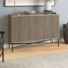 Brighton 48" Wide Rectangular Buffet Table in Antiqued Gray Oak
