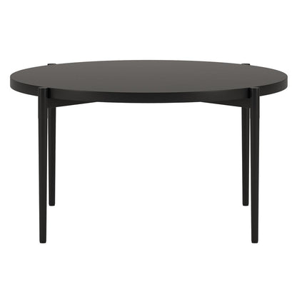 Wayne Round Coffee Table in Blackened Bronze