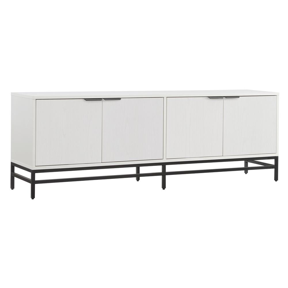 Campello Rectangular TV Stand for TV's up to 78" in White