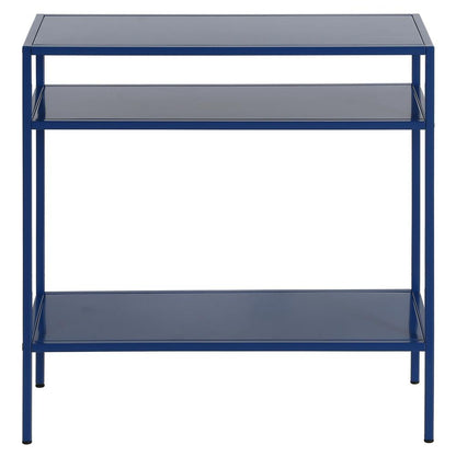 Ricardo 24'' Wide Rectangular Side Table in Mykonos Blue