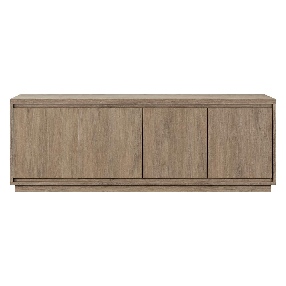 Presque Rectangular TV Stand for TV's up to 80" in Gray