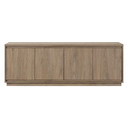 Presque Rectangular TV Stand for TV's up to 80" in Gray