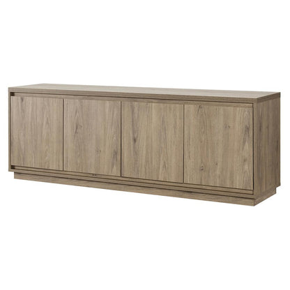Presque Rectangular TV Stand for TV's up to 80" in Gray