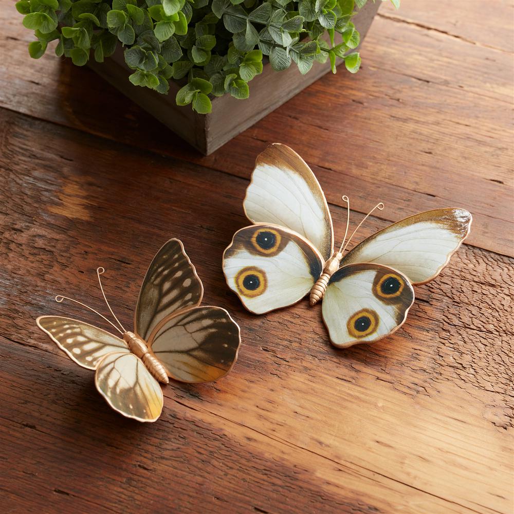 Butterfly (Set of 2) 4"L, 5"L Resin