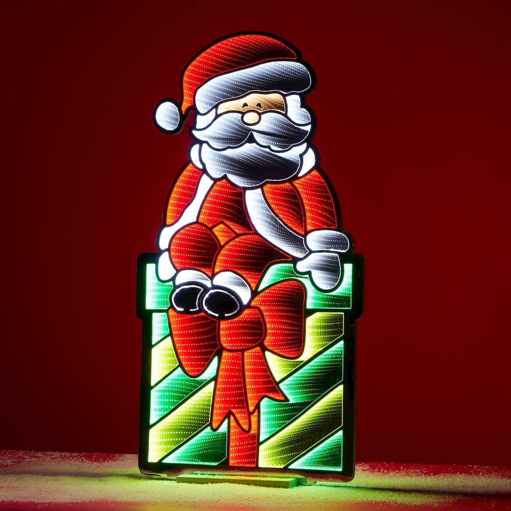 Santa on Package Ekkolight 47"H