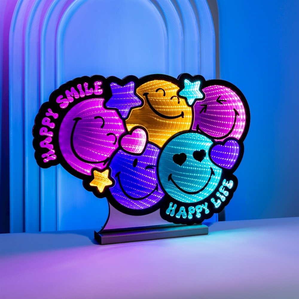 SmileyWorld Happy Life Ekkolight 14.5"H