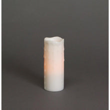 LED Wax Dripping Pillar Candle (Set of 3) 3"Dx8"H