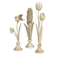 Standing Flowers (Set of 3) 16", 18", 22"H Resin
