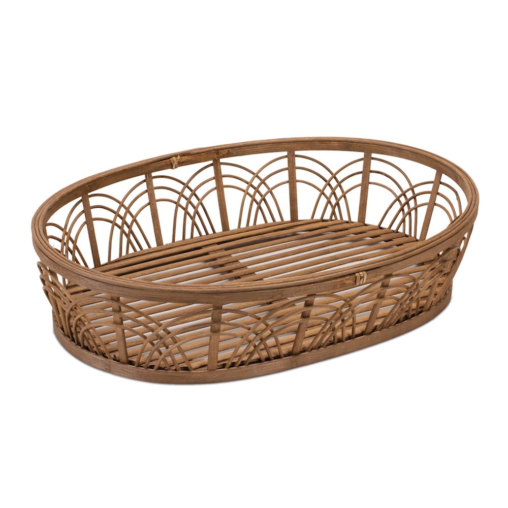 Tray 20"L x 14.5"W x 4.5"H Wood