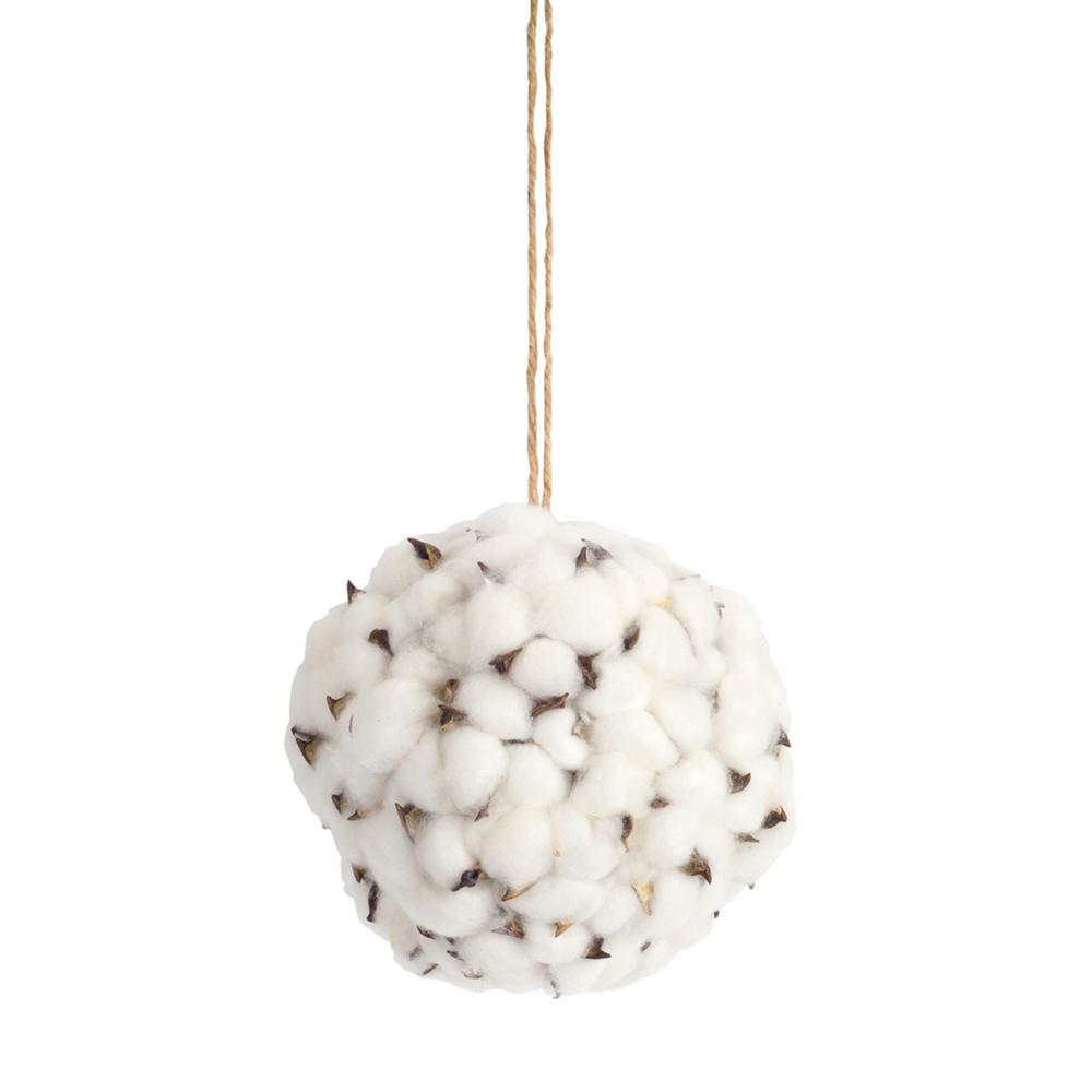 Cotton Orb (Set of 6) 6"D Foam/Polyester