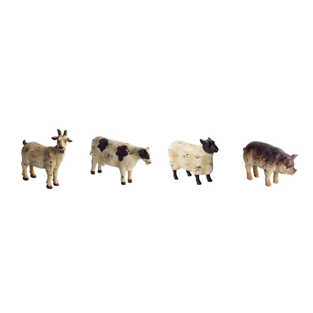 Sheep/Pig/Cow/Goat (Set of 8)