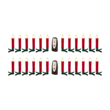 LED Clip On Taper Candle (Set of 24) 4.5"H Plastic