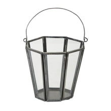 Candle Holder (Set of 4) 4.75" x 4.75"H Glass/Iron