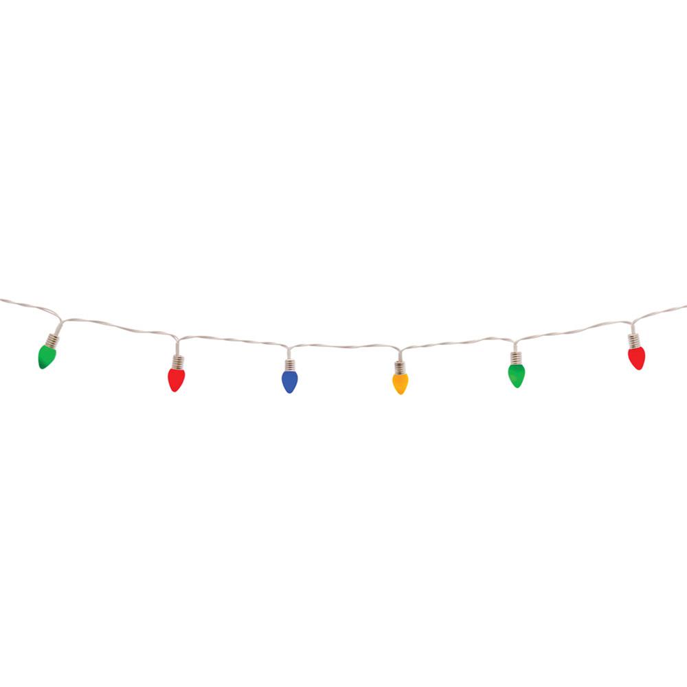 LED Light String 8'L (Set of 6) Plastic/Copper 6 Hr Timer 3 AA Batteries