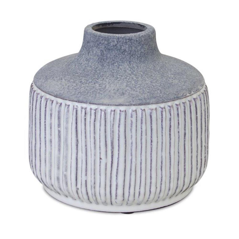 Vase 6.5"D x 6"H Terra Cotta