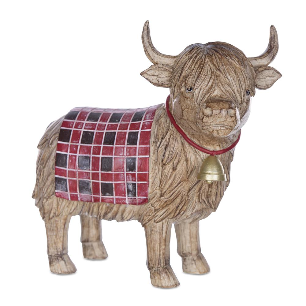 Highland Cow (Set of 2) 7.75"H Resin