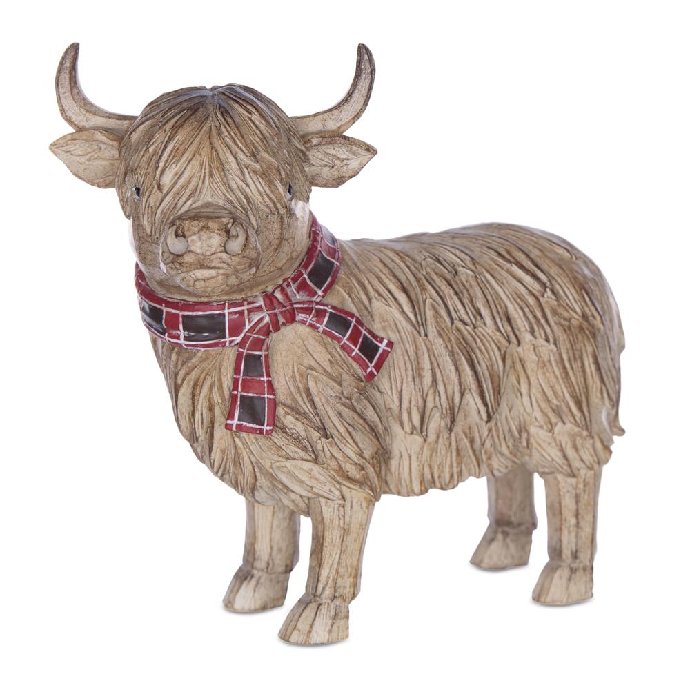Highland Cow (Set of 2) 7.75"H Resin