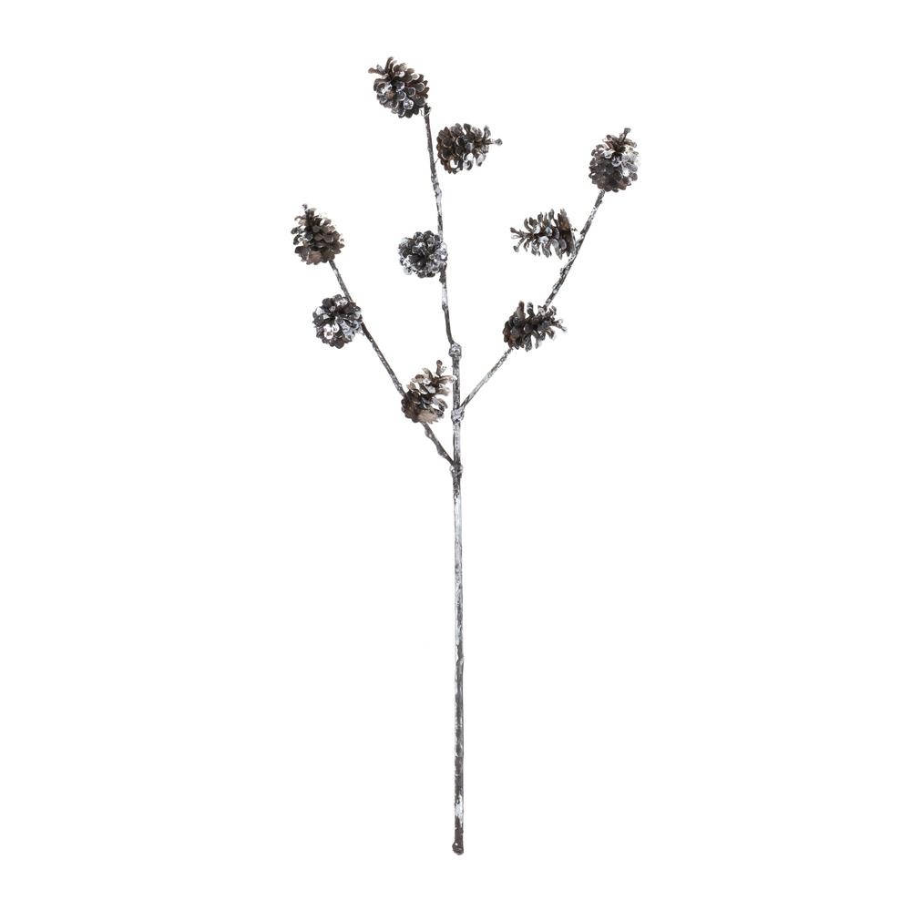 Pine Cone Spray (Set of 12) 28"H Plastic