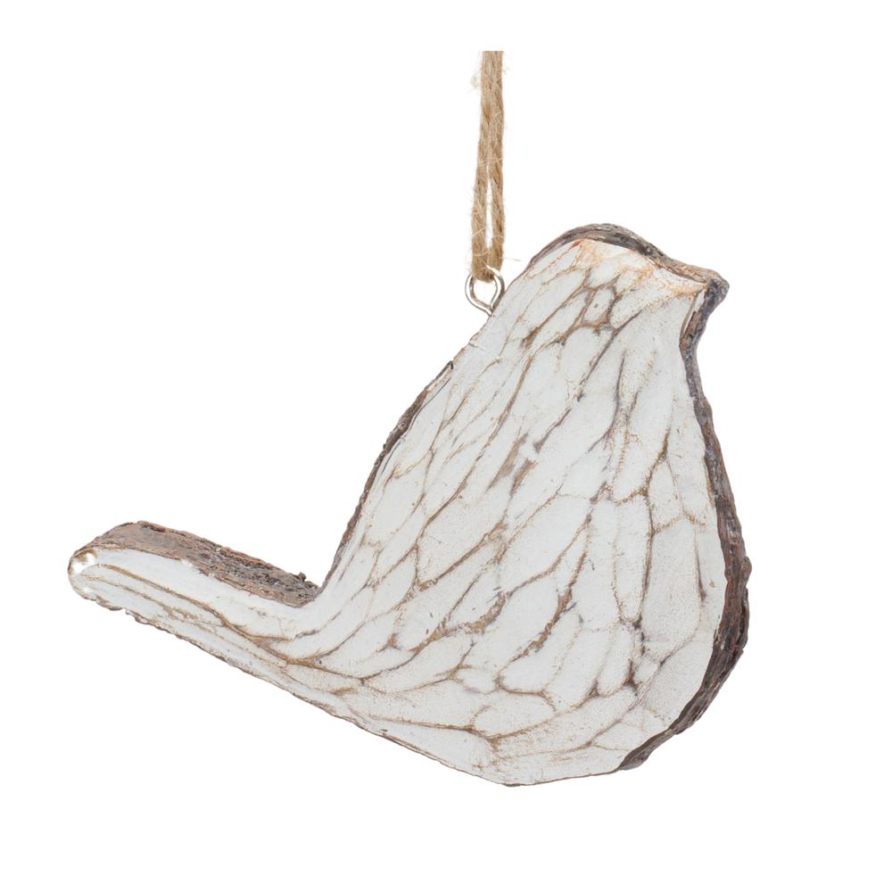 Bird Ornament (Set of 12) 4"L x 3.25"H Resin