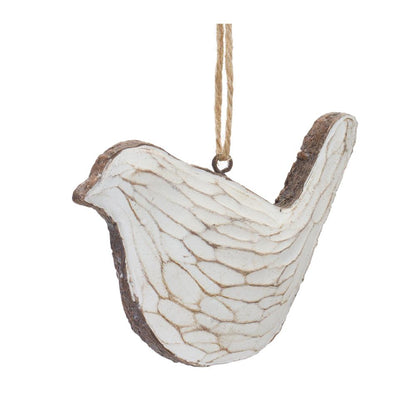 Bird Ornament (Set of 12) 4"L x 3.25"H Resin