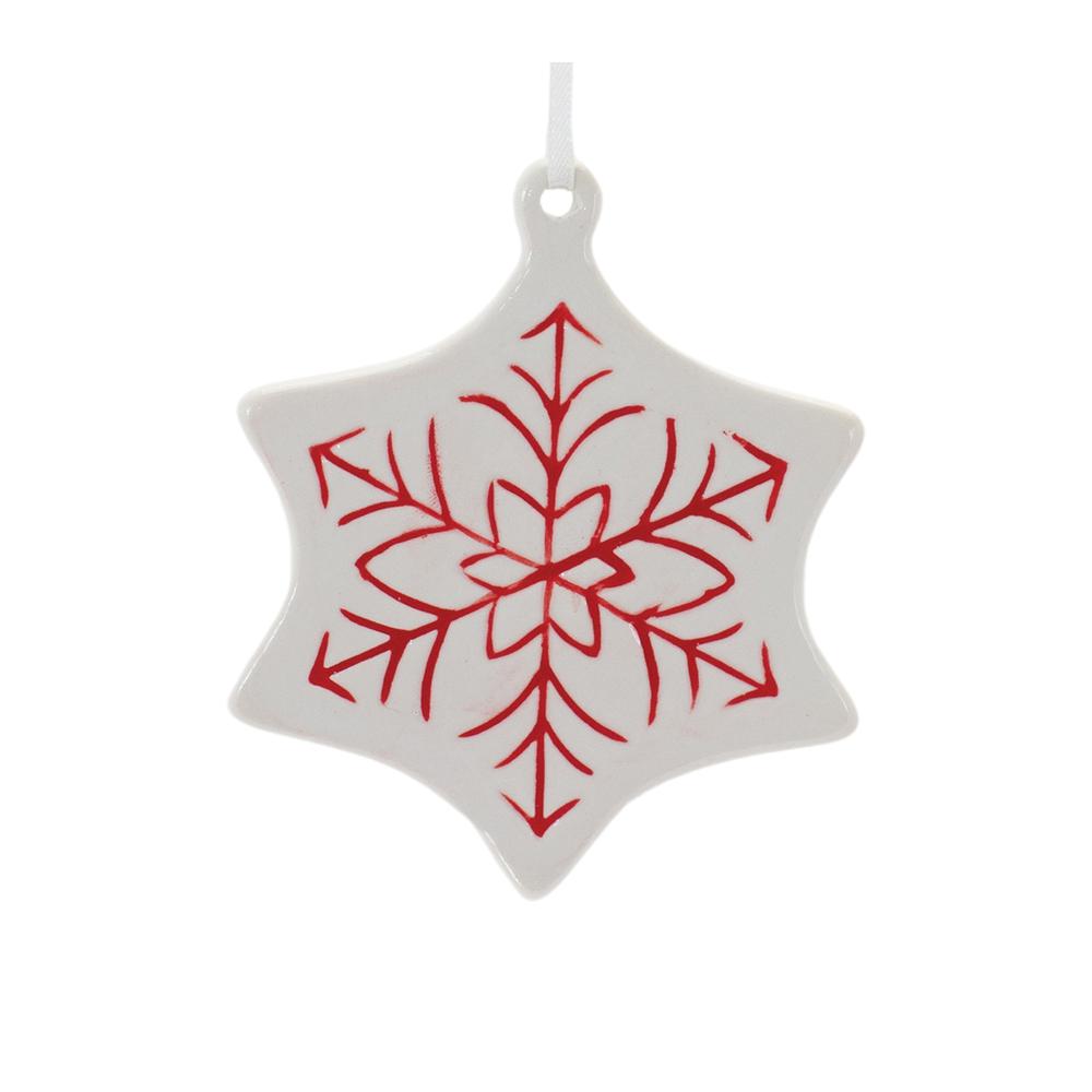 Ornament (Set of 24) 4"H, 4"H, 4.75"H, 4.75"H Ceramic
