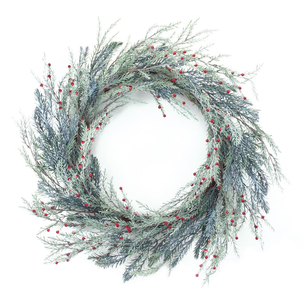 Pine Wreath 24"D Plastic