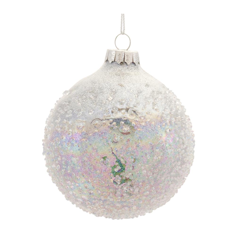 Ball Ornament (Set of 12) 3"D Glass