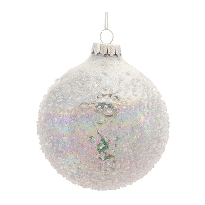 Ball Ornament (Set of 12) 3"D Glass