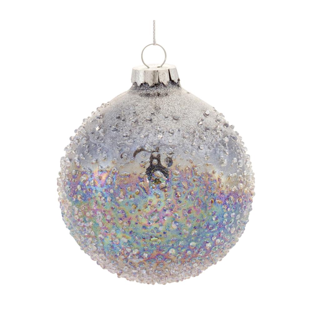 Ball Ornament (Set of 12) 3"D Glass