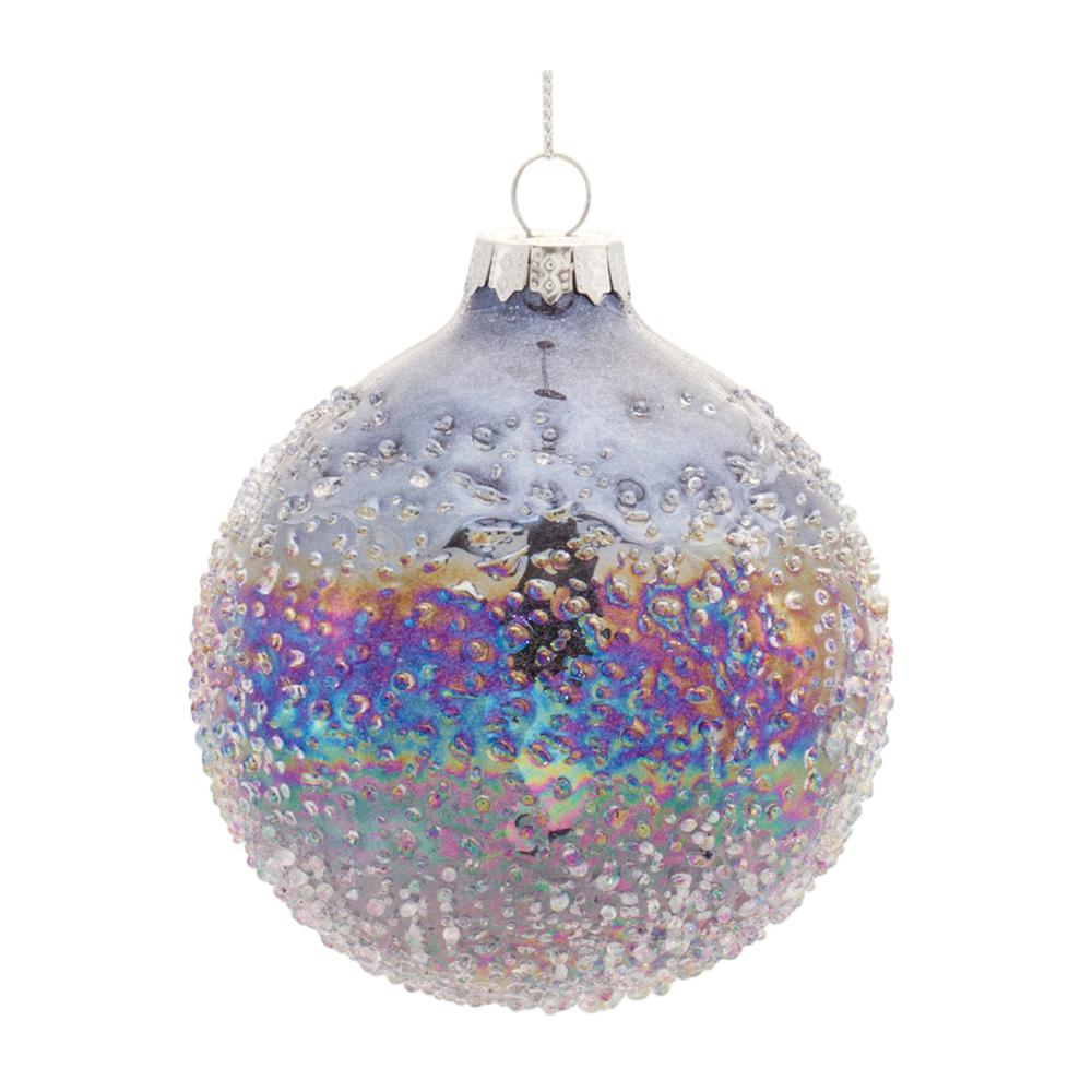 Ball Ornament (Set of 12) 3"D Glass
