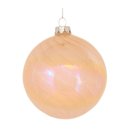 Ornament (Set of 6) 4"D Glass