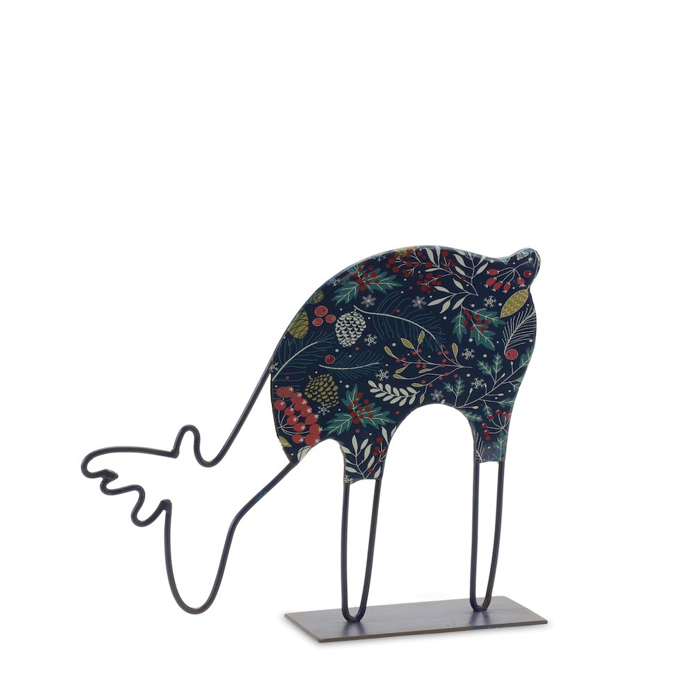 Deer (Set of 2) 9.75"L x 8"H, 6"L x 12"H Iron