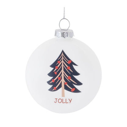 Ornament (Set of 6) 3"D Glass