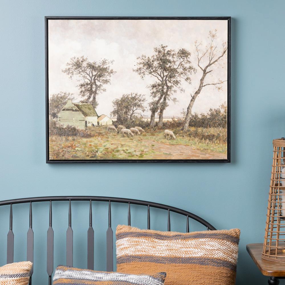 Sheep Farm Print 28"L x 22"H Canvas/Plastic