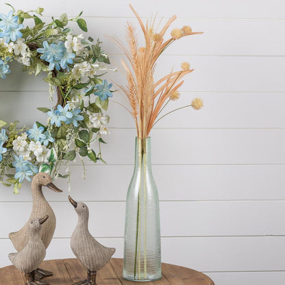 Vase (Set of 4) 4.75"D x 16.75"H Glass