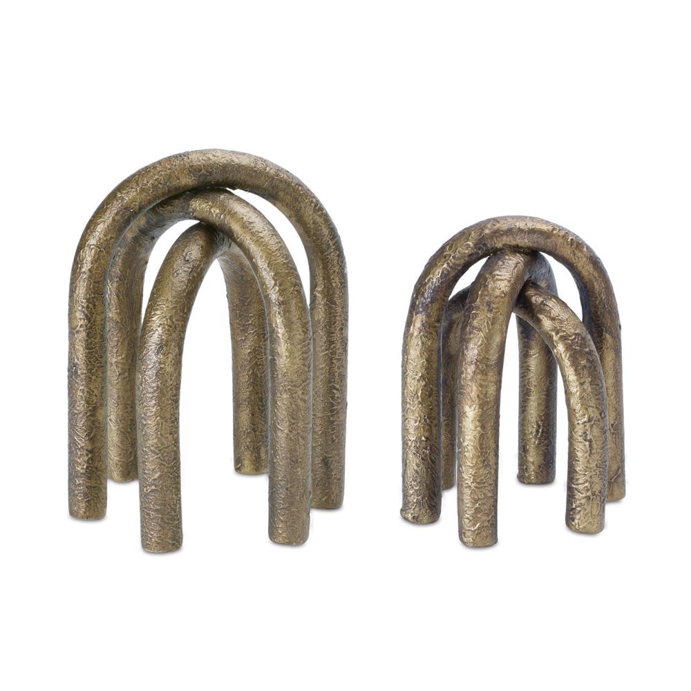 Tabletop Décor (Set of 2) 5"H, 6"H Iron