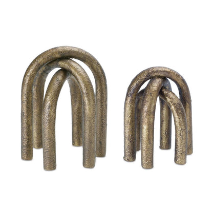 Tabletop Décor (Set of 2) 5"H, 6"H Iron
