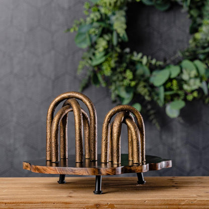 Tabletop Décor (Set of 2) 5"H, 6"H Iron