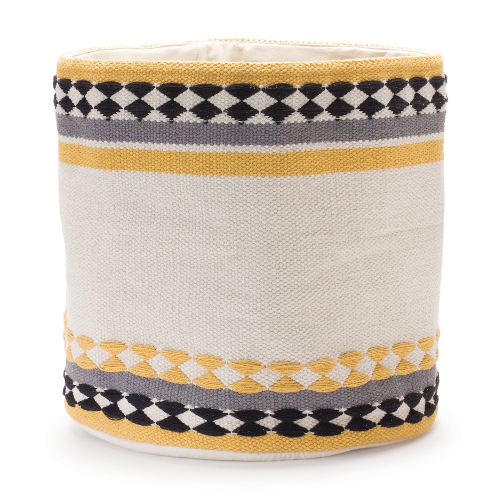 Basket (Set of 2) 14"D x 13"H, 16"D x 15.5"H Cotton