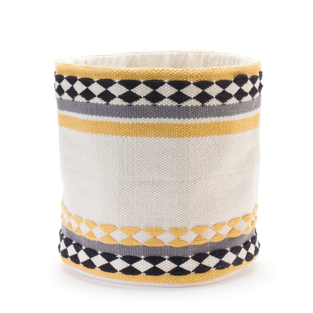 Basket (Set of 2) 14"D x 13"H, 16"D x 15.5"H Cotton
