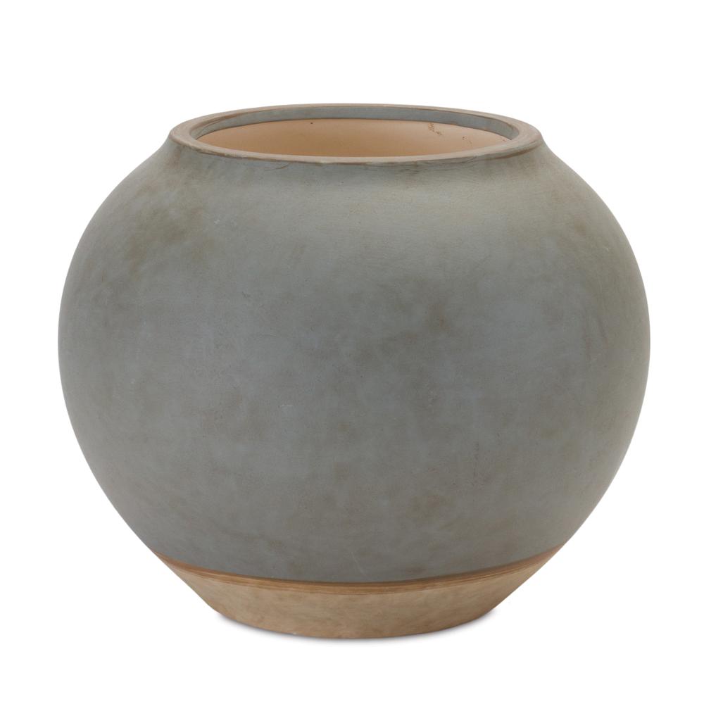 Vase 8.5"D x 7.5"H Ceramic
