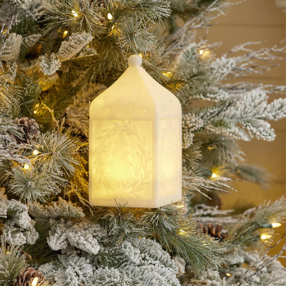 Tree Lantern 5"L x 10"H Resin 3 AAA Batteries, Not Included