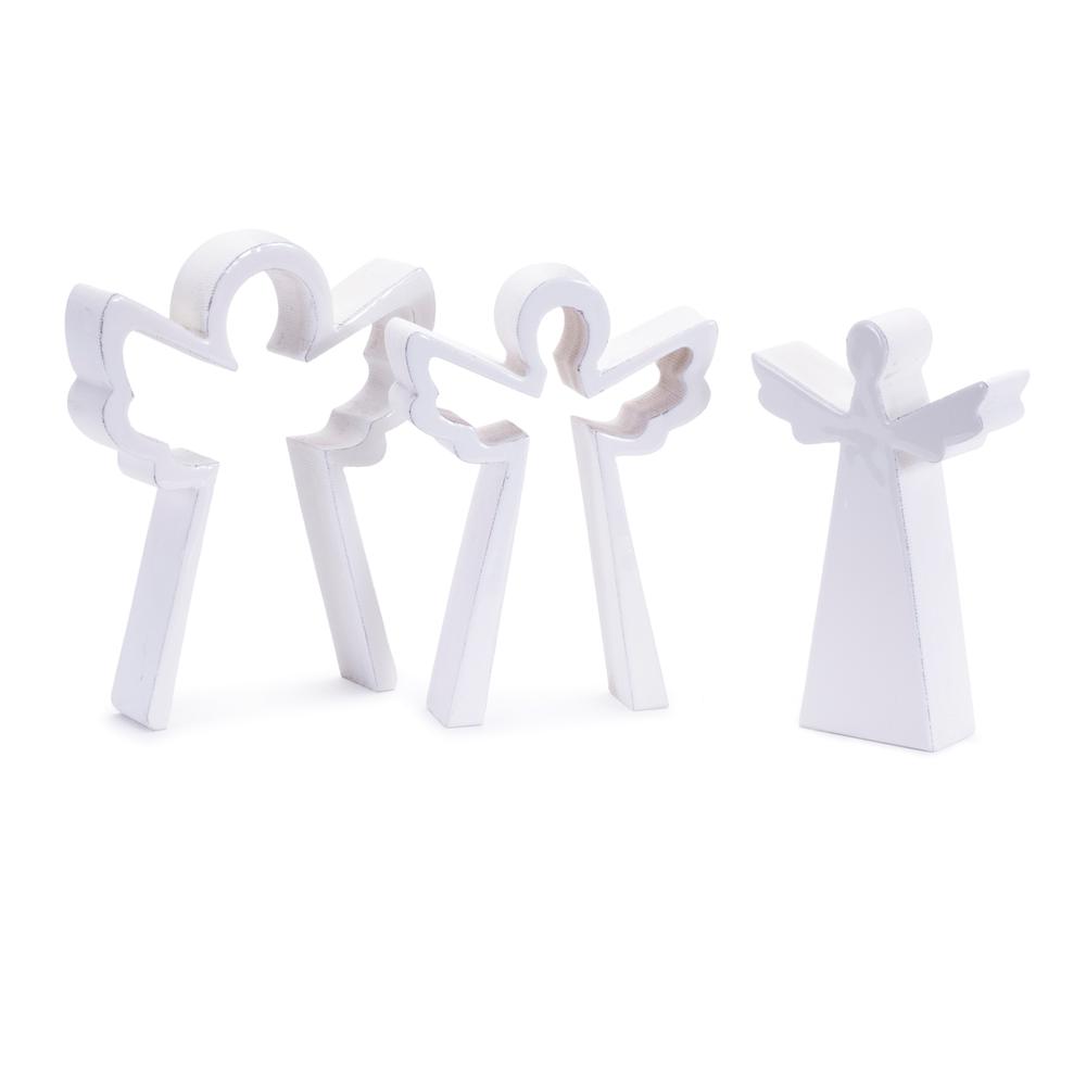 Triple Angel Puzzle (Set of 2) 8"H MDF