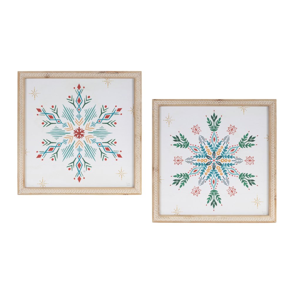 Snowflake Print (Set of 2)