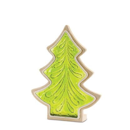 Tree (Set of 2) 10"H, 12"H Resin