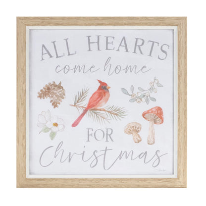 Framed Bird and Cardinal Print (Set of 3) 9"SQ Plastic/Paper